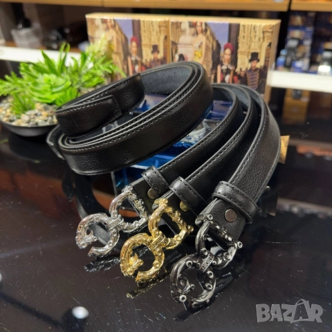 колани от естествена кожа в кутия dolce gabbana 