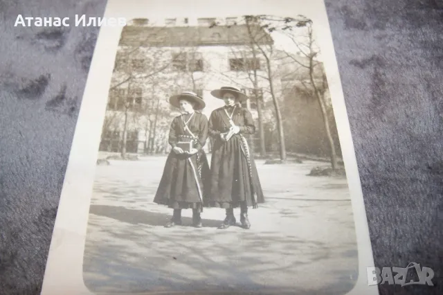 Стара пощенска картичка снимка на ученички в монашески пансион, снимка 4 - Филателия - 48827416