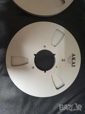 26,5см 10,5" метални магнетофонни ролки Akai В много добро състояние са ролките. Двете за 180лв., снимка 4 - Декове - 50056383