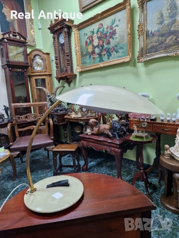 Рядка голяма антикварна руска съветска настолна лампа , снимка 7 - Антикварни и старинни предмети - 53463763