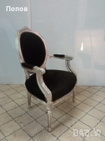 Старинно масивно кресло Medaillon, снимка 4 - Дивани и мека мебел - 41752180
