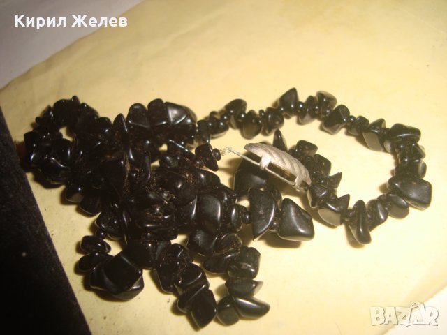 ЧЕРЕН АМЕТИСТ СТАРО РЯДКО СКЪПОЦЕННО ГЕРДАНЧЕ 24357, снимка 7 - Колиета, медальони, синджири - 33953296