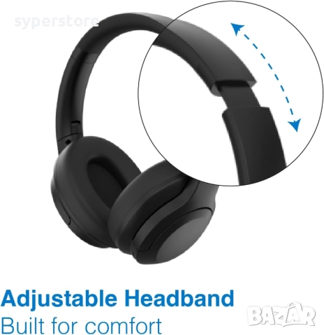 Слушалки Безжични Блутут Digital One SP01031 aks-HD20, черни, Bluetoot, MP3, голяма мида, Headphones, снимка 6 - Слушалки, hands-free - 52513353