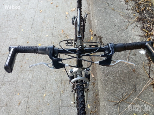 26 цола алуминиев велосипед с 21 скорости усилени капли амортисьори предни и задни като нов , снимка 8 - Велосипеди - 51761777