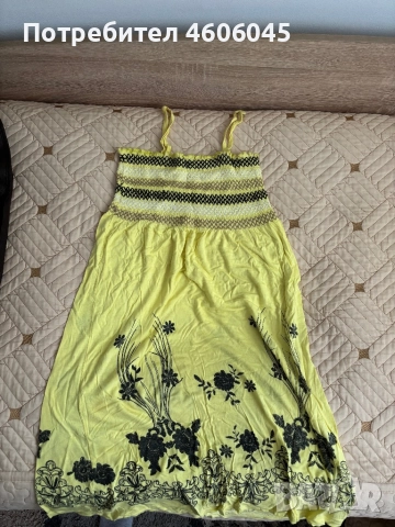 Жълта ежедневна рокля 💛