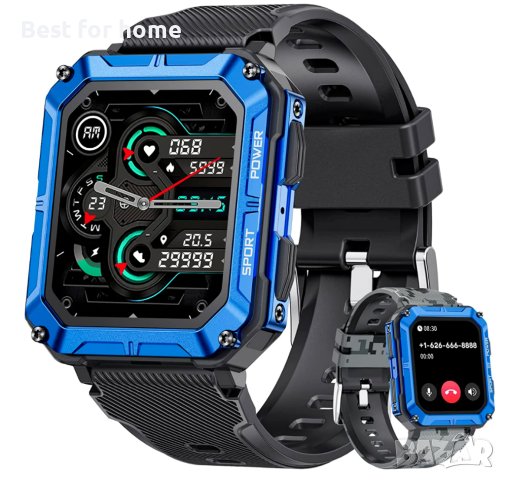 Смарт часовник LIGE за мъже метален корпус, две кйшки - Android и iOS, снимка 6 - Смарт часовници - 41524176