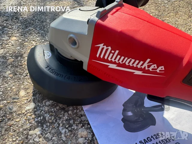 Milwaukee m18 BLSAG115xpd шлайф, снимка 6 - Ъглошлайфи - 56140330