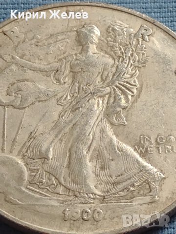 Монета 1 долар 1900г. САЩ РЕПЛИКА на Американския сребърен долар за КОЛЕКЦИЯ 30014, снимка 6 - Нумизматика и бонистика - 42698615