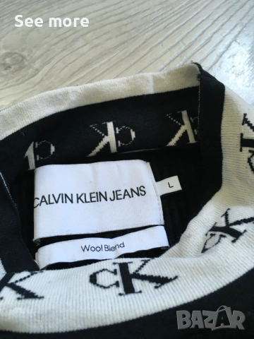 Calvin Klein Jeans рокля в размер L, снимка 6 - Рокли - 52349330