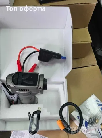 4в1 авариен стартер с компресорпомпа за автомобил LED дисплей, снимка 4 - Аксесоари и консумативи - 48825271