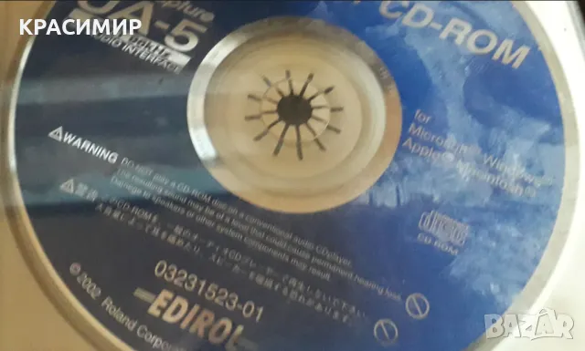 АУДИО КАРТА EDIROL UA 5, снимка 3 - Ресийвъри, усилватели, смесителни пултове - 49259698