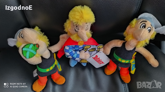 Оригинални плюшени играчки Астерикс и Обеликс, снимка 3 - Плюшени играчки - 36153700