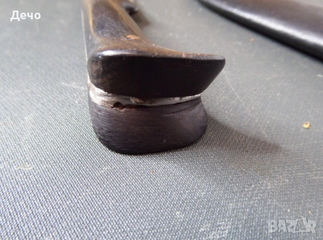 32см Стар Автентичен дамасково острие нож със Звездата на Давид и Сребърен Филигран Каракулак, снимка 7 - Антикварни и старинни предмети - 53657993