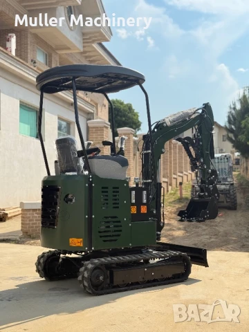 Мини Багер Muller E1.7 | Гаранция | Нов | 3 цилиндъра, снимка 3 - Индустриална техника - 50581928
