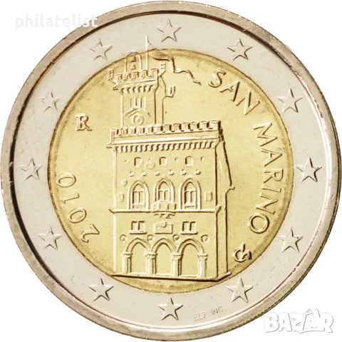 Сан Марино 2012 – 2 евро - национална монета, регулярна, снимка 4 - Нумизматика и бонистика - 54034234