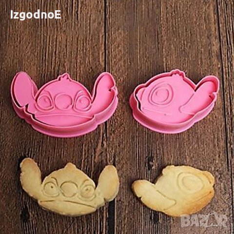 Молд, форма за сладки Стич 2 броя комплект, снимка 1