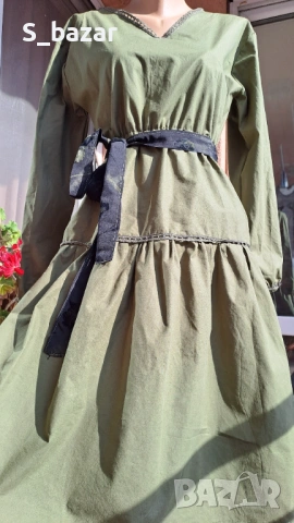 Нова,памучна рокля,р-р с/м, снимка 3 - Рокли - 53840060