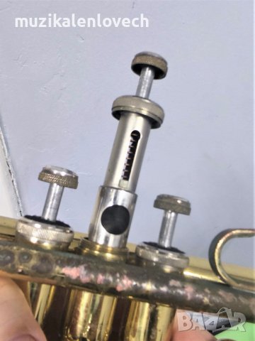 Holton Collegiate Bb Trumpet in Original Case /Made In USA/ Б-тромпет в оригинален куфар - готов , снимка 6 - Духови инструменти - 40181854