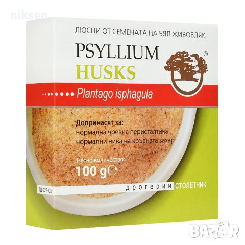 Псилиум Хуск 100 g, снимка 1 - Хранителни добавки - 41354874