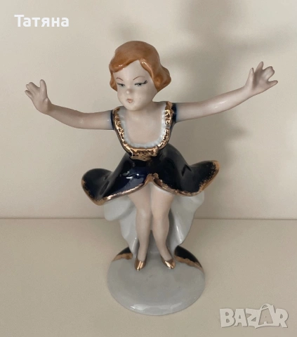 Порцеланова фигурка на балерина от ARPO, Румъния