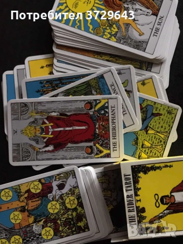 Таро карти – пълен комплект с красив дизайн, снимка 3 - Колекции - 53581145