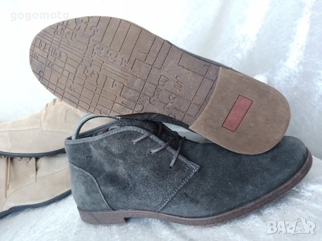 КАТО НОВИ кларкове 44 - 45 original  AM®, 100% естествена кожа = велур, GOGOMOTO.BAZAR.BG®,КАТО НОВИ, снимка 11 - Спортно елегантни обувки - 44451198