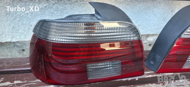 Продавам фейс стопове за BMW E39 седан с бяла оптика, снимка 2 - Части - 55892414