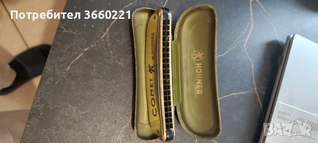 Винтидж хармоника M. Hohner Comet, снимка 4 - Антикварни и старинни предмети - 52772297