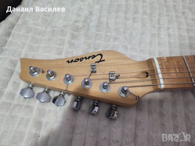 Електрическа китара Tenson с Floyd Rose – отлично състояние, снимка 4 - Китари - 53435013