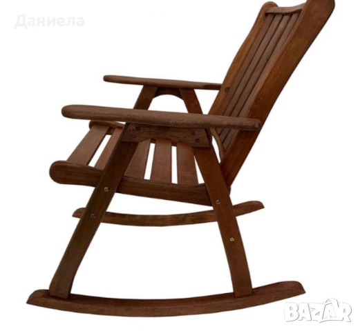 Люлеещ се стол, Muhler Meranti, снимка 3 - Столове - 50459255