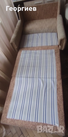 Разтегателен фотьойл, снимка 2 - Дивани и мека мебел - 51837051