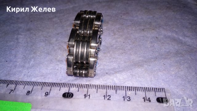 МОДНА АРТ УНИСЕКС ГРИВНА ЛЕГИРАНА НЕРЪЖДАЕМА СТОМАНА и СИЛИКОН ОТЛИЧНА 34324, снимка 5 - Гривни - 38950252