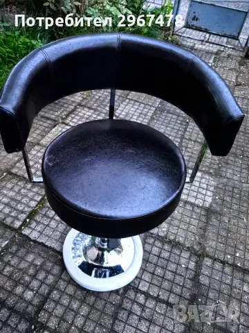 Бар стол кожа /регулируем , снимка 6 - Столове - 49853299