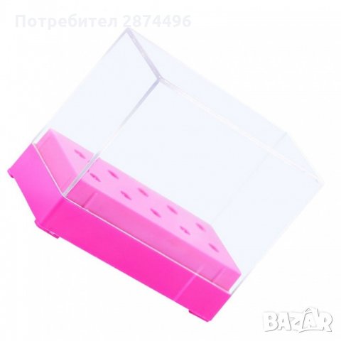 3182 Стойка за 10 броя накрайници за електрическа пила за нокти, снимка 7 - Продукти за маникюр - 35790106