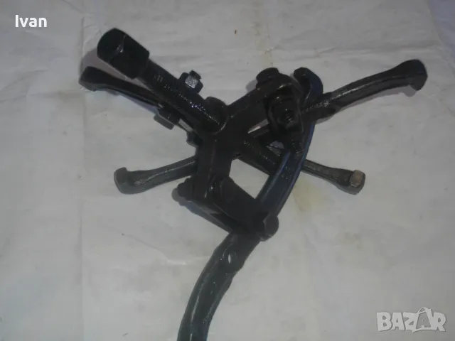 Немска Голяма СТАРО КАЧЕСТВО РЪЧНА СКОБА ТРИРАМЕННА ЗА ВАДЕНЕ НА ЛАГЕРИ 6 инча-15,24см, снимка 14 - Други инструменти - 47506972