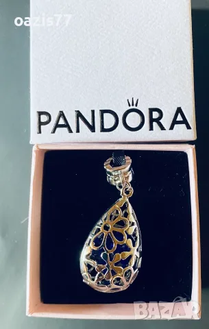 Pandora - Нова висулка във форма на капка,р-р 4,5см; 5,2 гр. Сертификат,оригинални опаковки. € 28