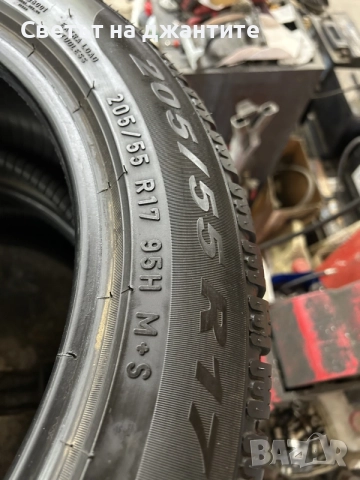 Гуми 205/55/17 Pirelli 2 бр Зимни, снимка 6 - Гуми и джанти - 55987824