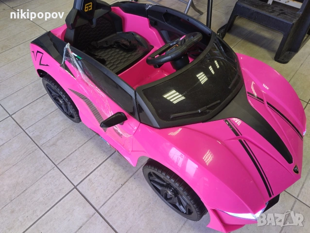 X Акумулаторна кола CORDOBA розова, снимка 11 - Детски велосипеди, триколки и коли - 53569563