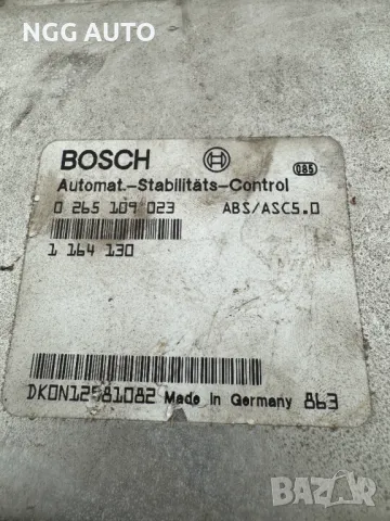 Компютър BOSCH 0 265 109 023, 0265109023, 1 164 130, 1164130, ABS/ASC5.0 за BMW 5 E39, снимка 5 - Части - 48743862