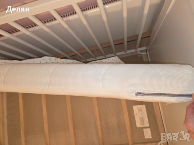 Детско креватче с матрак, снимка 7 - Бебешки легла и матраци - 51858095