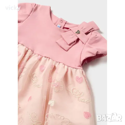 Рокля с бродирана тюлена пола Mayoral, размер 98