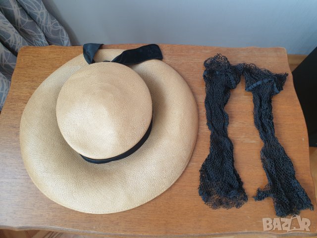 Стара ретро шапка със стари плетени ръкавици, снимка 5 - Антикварни и старинни предмети - 41067835