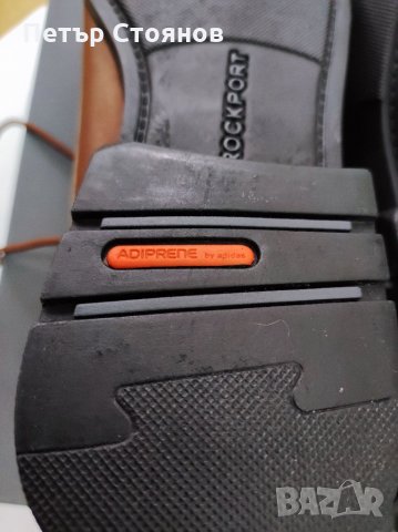 Стилни мъжки обувки от естествена кожа ROCKPORT by ADIDAS №43, снимка 8 - Официални обувки - 35661690