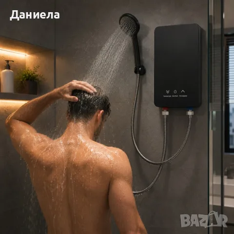 Термостатичен проточен бойлер 5500W с моментално загряване на водата за 3 секунди, снимка 3 - Бойлери - 56072804
