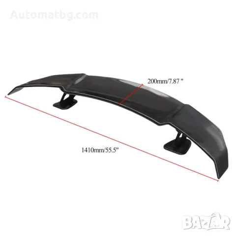 Спойлер за багажник Automat, PG305, Черен, 141см , снимка 3 - Аксесоари и консумативи - 49110350
