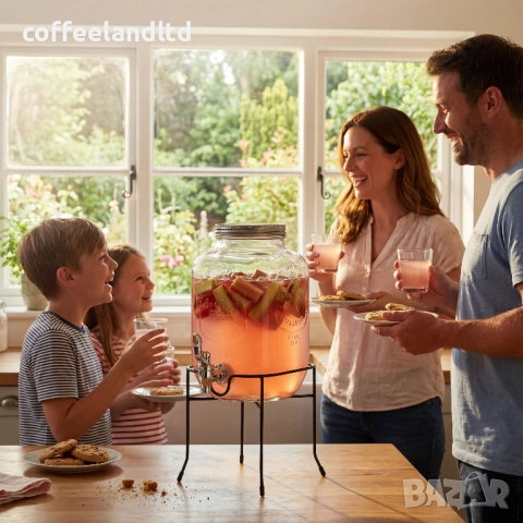  Диспенсер за напитки 4 литра с канелка - AD6741, снимка 7 - Други - 53438389