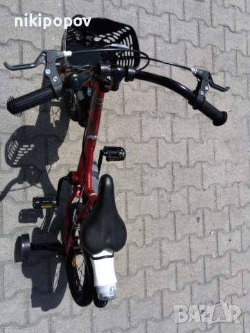 BYOX Детски велосипед 16" ROBO червен, снимка 7 - Велосипеди - 53759333
