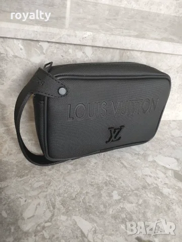 Нова Мъжка Кожена Чанта Различни Цветове и Марки Hugo Boss Louis Vuitton , снимка 10 - Чанти - 55786386
