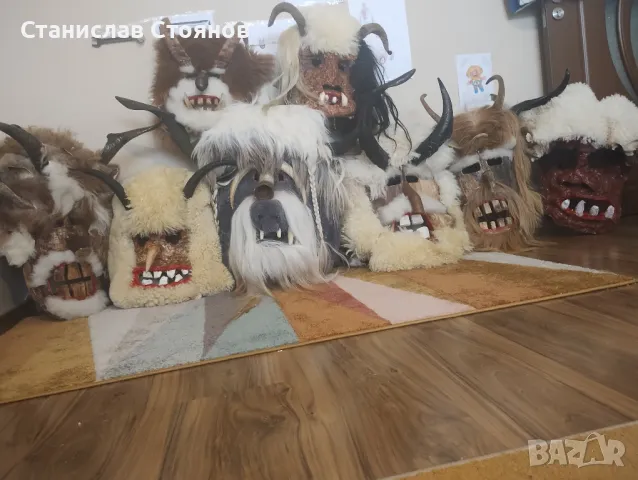 Изработка на Сурвакарски/кукерски маски, снимка 3 - Други ценни предмети - 44456553