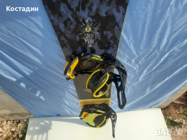 Сноуборд SALOMON SUPER 8 unite 163см. с автомати, снимка 5 - Зимни спортове - 53791026